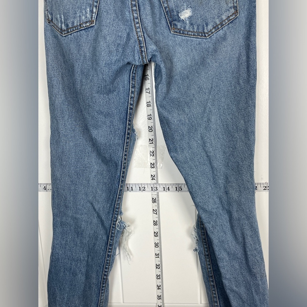 GRLFRND Karolina Distressed High-Rise Skinny Jean in A Little More Love - Picture 10 of 15